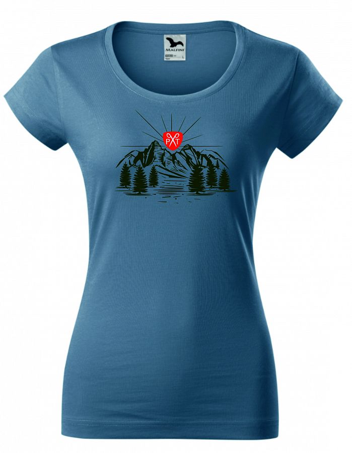 Dámské tričko myslivecké s přírodou PXT CREATIVE 161 denim vel. M - Obrázek Dámské tričko myslivecké s přírodou PXT CREATIVE 161 denim vel. M - Obrázek